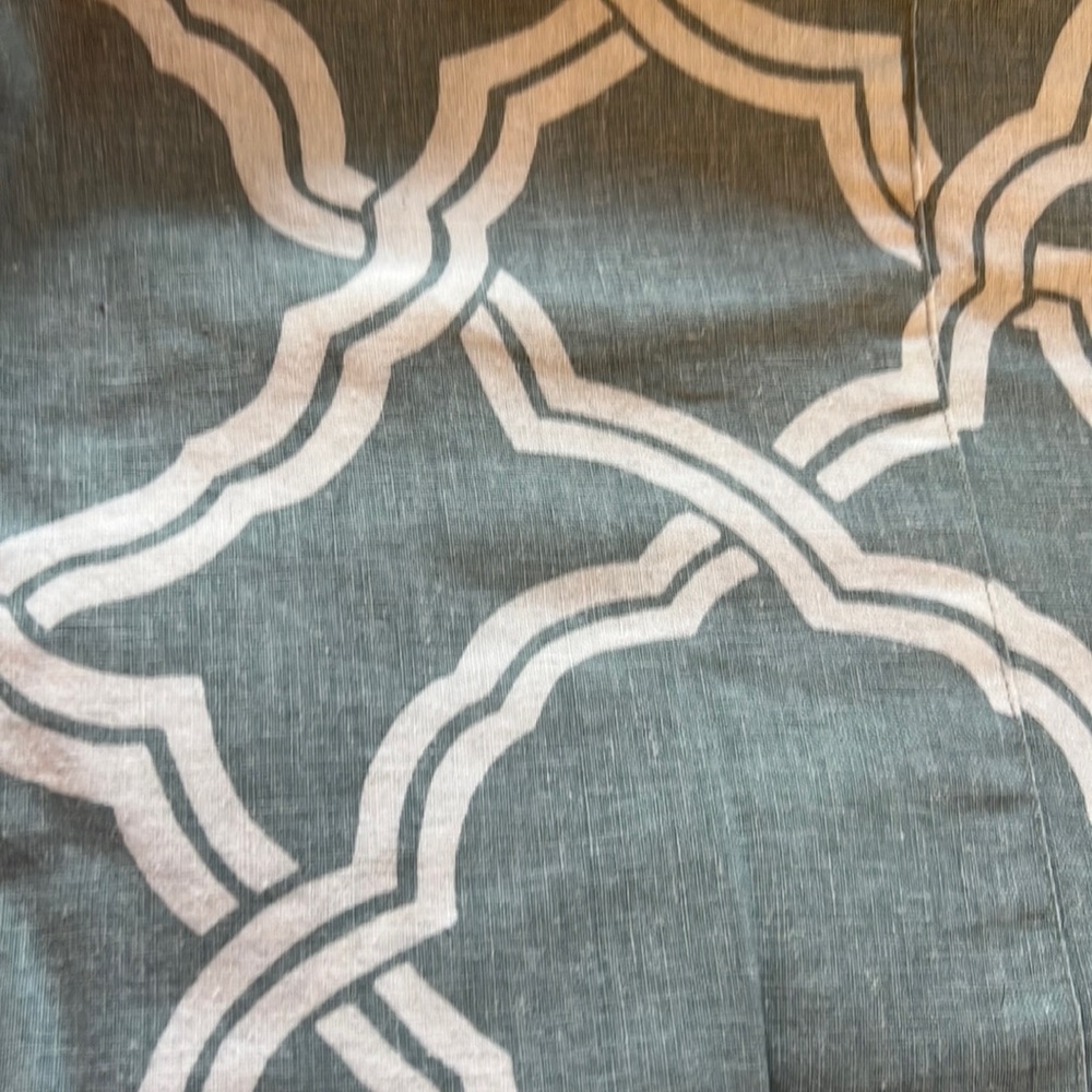 Pottery Barn Kendra Trellis Queen Duvet Cover